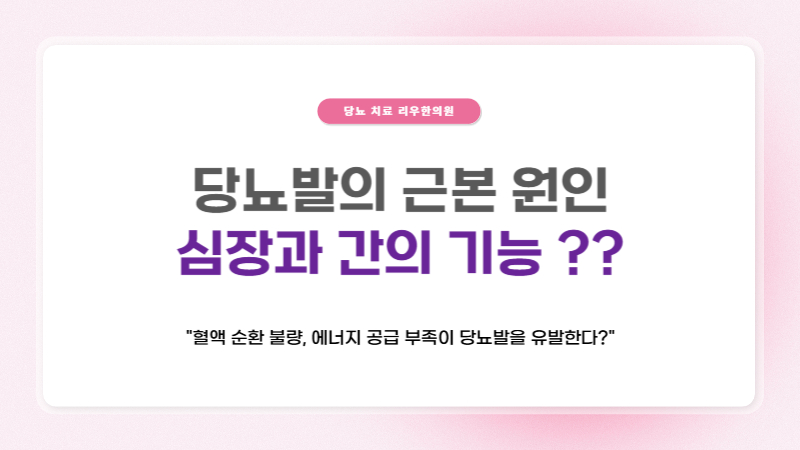 당뇨합병증 당뇨발의 근본 원인