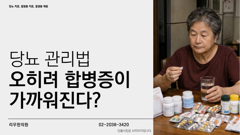 복용약에 대해 알지 못하는 당뇨 관리 패턴