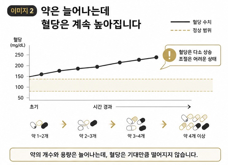 당뇨약이 늘어나는 상황